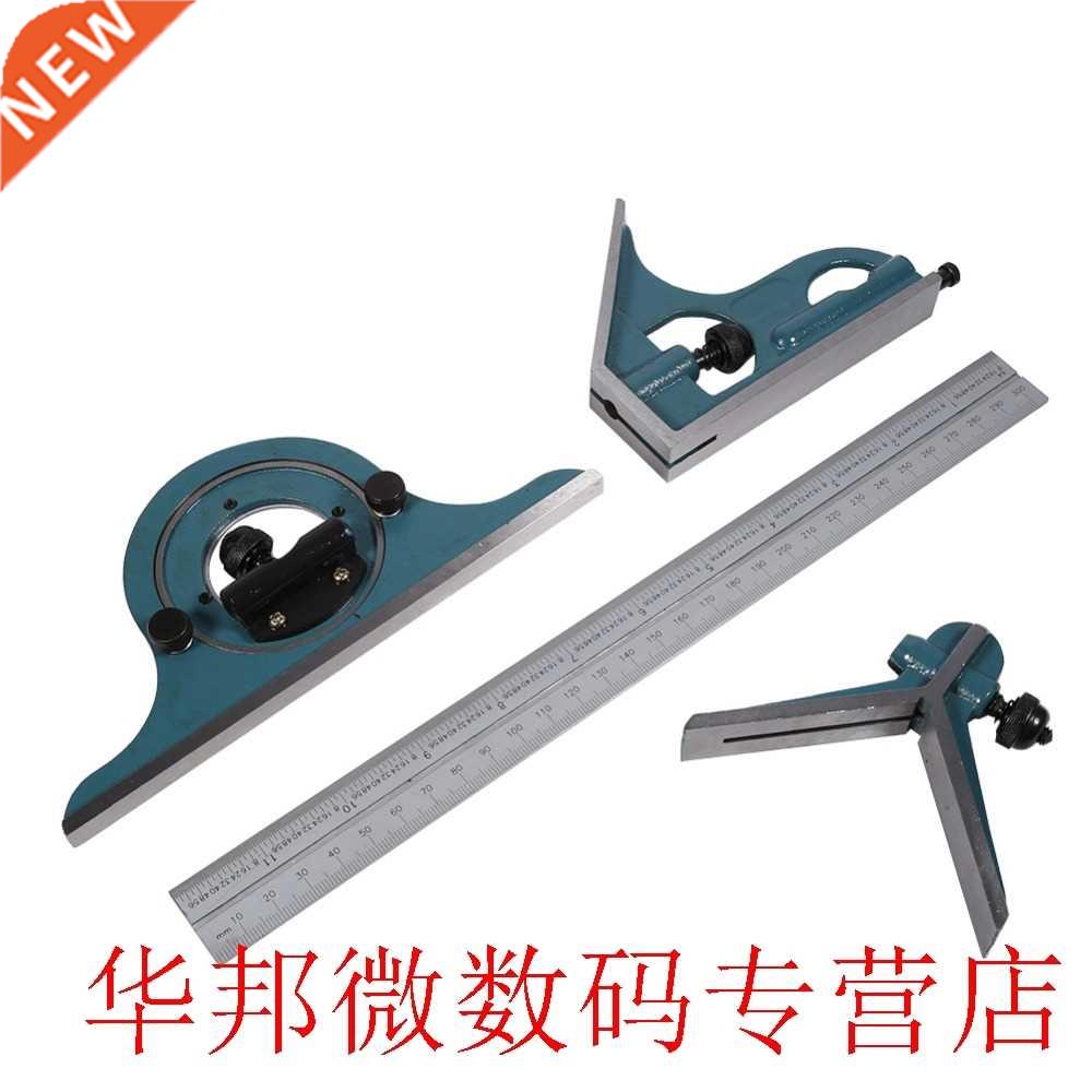 1 Set Stainless Steel Angle Ruler Universal Bevel 180 Degree