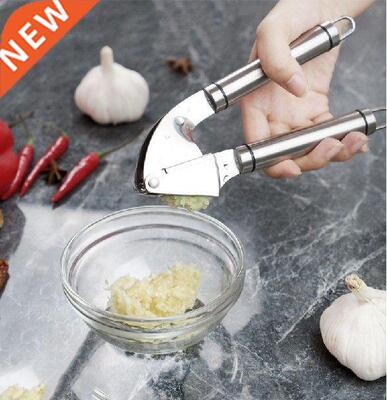 04 Stainless Steel Garlic Press Crusher Home Cooking