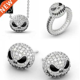 Nightmare Before Christmas Pendant Necklace Cute Crystal ndy