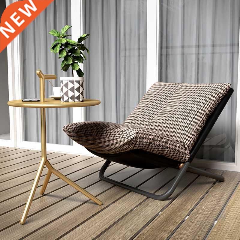 High-temperature baking varnish Nordic Iron side table with