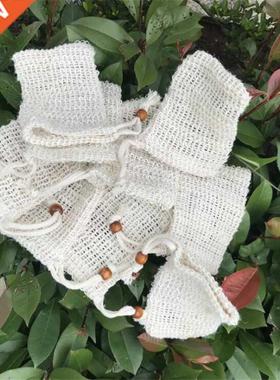 9*13cm Sisal Soap Bag Blister Foam Maker Double-layer Mesh S