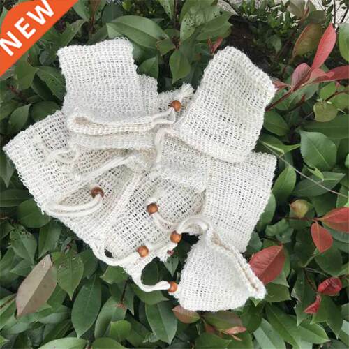 9*13cm Sisal Soap Bag Blister Foam Maker Double-layer Mesh S