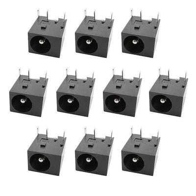 10Pcs DC-044 5.5 x 2.1 mm DC Power Socket Jack Female Connec