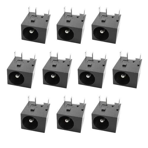 10Pcs DC-044 5.5 x 2.1 mm DC Power Socket Jack Female Connec