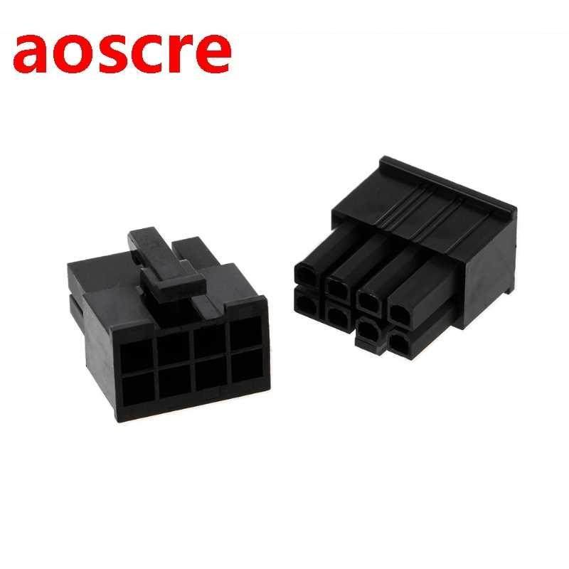 30 Pcs 4.2mm 8P 8 Pn Male Power Connector For PC Computer C