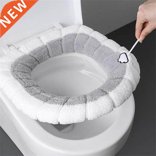 Winter Warm Toilet Seat Cover Mat Bathroom Toilet Pad