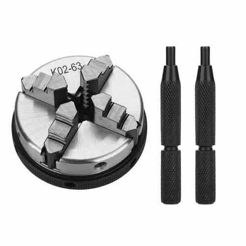 K02-63 Manual Self-Centering DIY Metal Wood Lathe Chuck Wood
