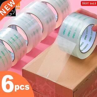 6pcs Transparent tape packing tape delivery packaging tapes