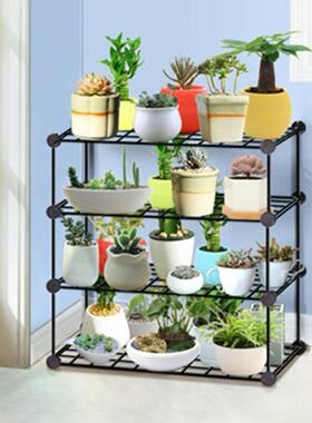 4/5 Layer Foldable Iron Succulent Flower Plant Pot Stand