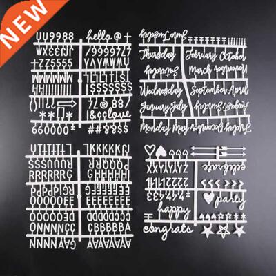4Pcs/Set Characters For Felt Letter Board Numbers For Change