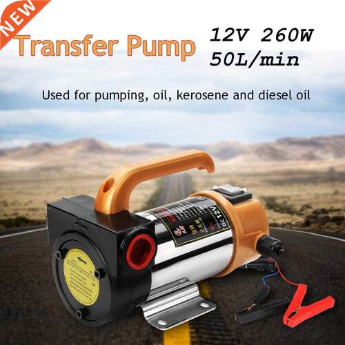12V 260W Car Engine Portable for Diesel Fuel Oil Transfer P