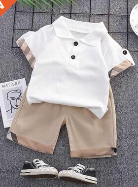 Boy Baby Sets Casual Clothing 2pcs Summer Outfits Short Slee
