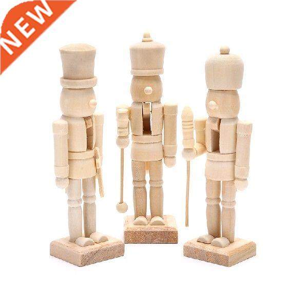 Wooden Crafts 12CM Fine Nutcracker Soldier Shape Puppet