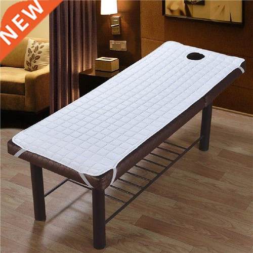 Anti-skid Beauty Massage Table Cloth with 4- Band & Hole,