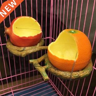 2019 Orange/ pomegranate Shaped Birds Feeder Pet Feeders