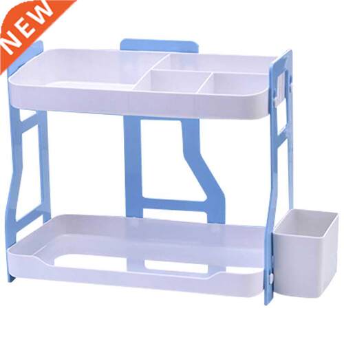 LEYIJIA Storage Rack Office Desktop Organizer Cosmetic Shelf