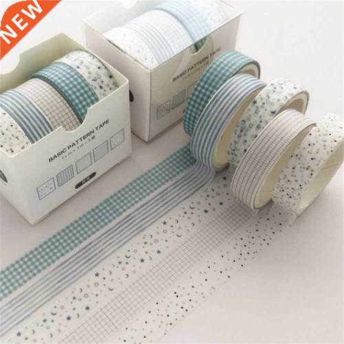 5 pcs/pack Moon Star Washi Tape Set Decoration Sticker Scrap