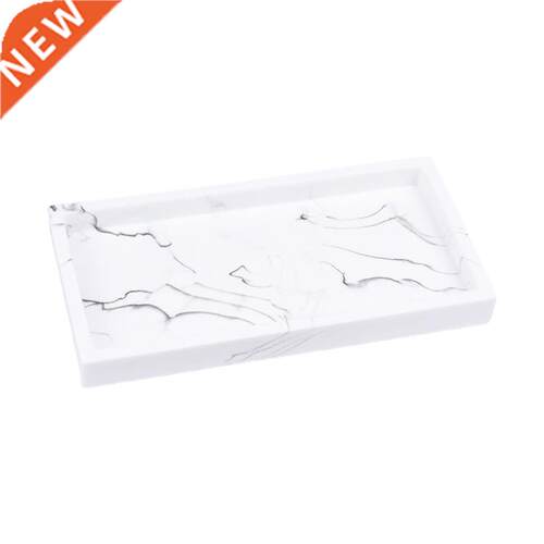 Jewelry Tray Decorative Marble Texture Resin Organizer Delic