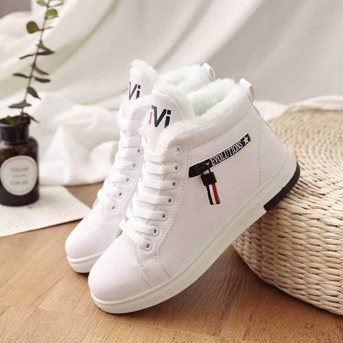 2021 Winter Boots Women Ae Boots Warm PU Plush Winter Wom