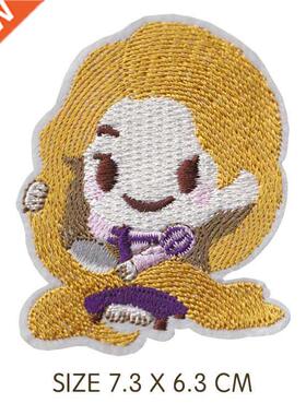 Mermaid Shell Princess Star Patch for Clothing Iron on Embro