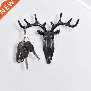 Wall Hanging Hook Vintage Deer Head Antlers for Hanging Clot