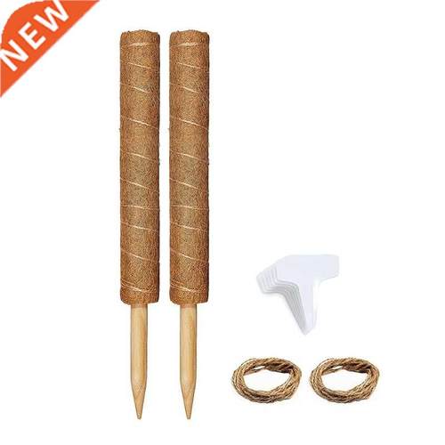 Moss Poles For Climbing Plants - Pack Of 2 Durable 16 Inch C