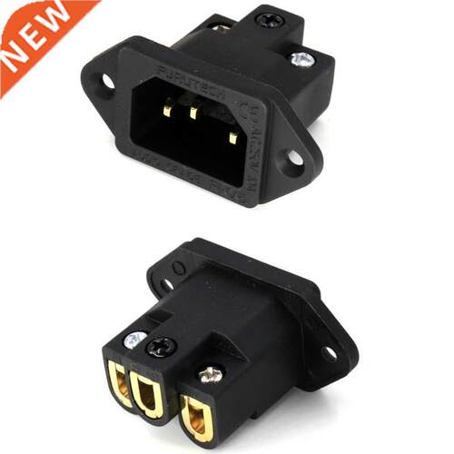HiFi Audio IEC Female Connector FI-06(G) Pure Copper Gold Pl