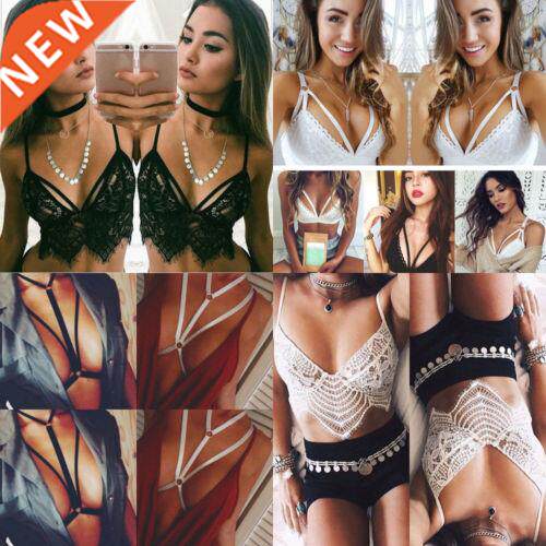 Summer style elegant black lace crochet crop top Girls sleev