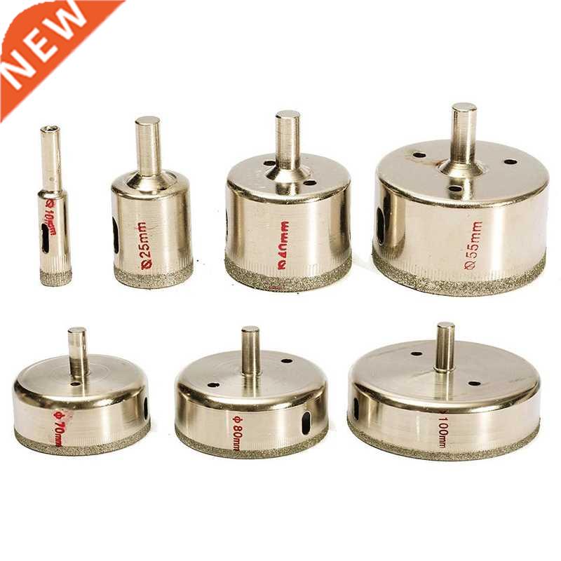 7Pcs/Set Metal Diamond Coated Core Hole Tile Marble Glass Sa