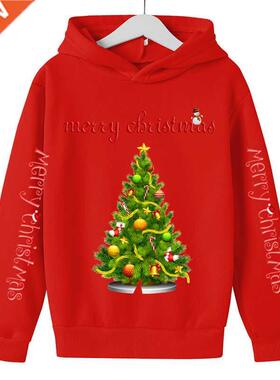 2022 New Merry Christmas Sweater Cartoon Top Christmas Santa