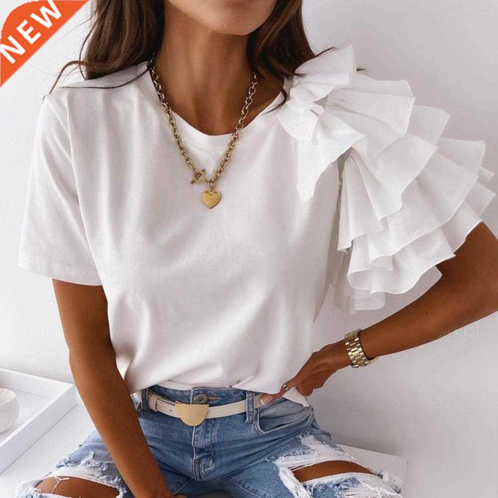 Shirt Work Wear Women Vintage Shirts Solid Blouse Blouses