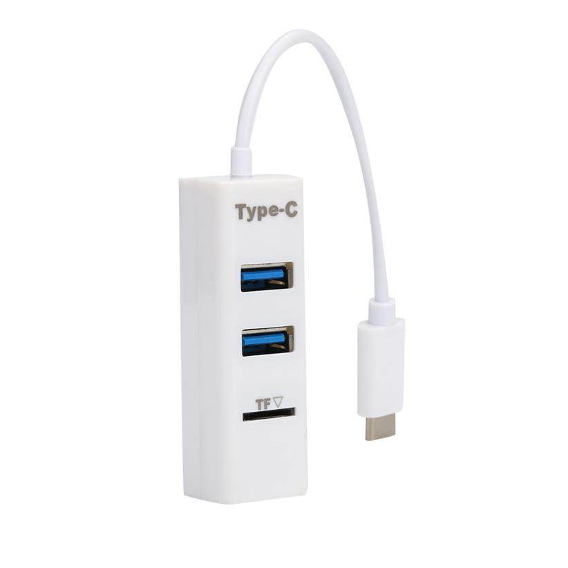 Type-C USB 3.1 To USB2.0 2 in 1 HUB Card Reader Port Adapter