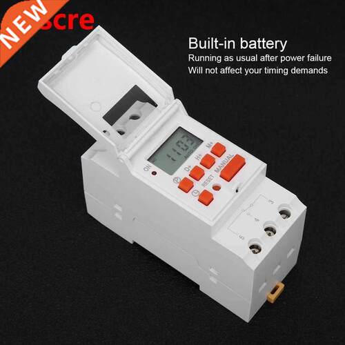Digital Time Switch LCD Display Rail Type Control Timer AHC1