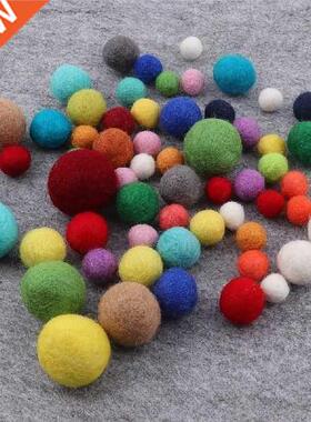 30pcs 100%Wool Felt Balls Round Balls Of Wool Pompoms