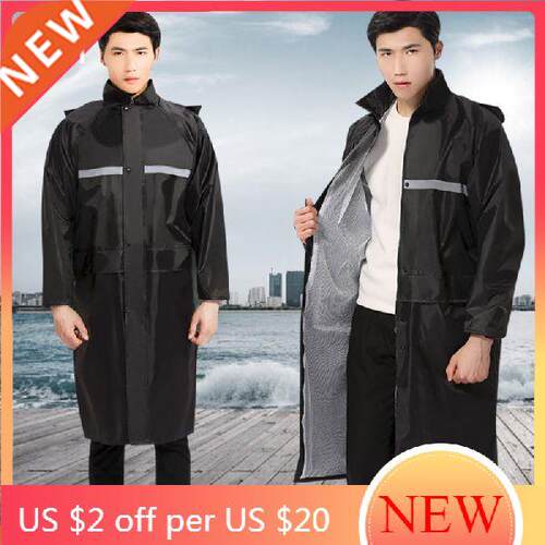 Men Outdoor Raincoat Jacket Running Overall Adult Reusable