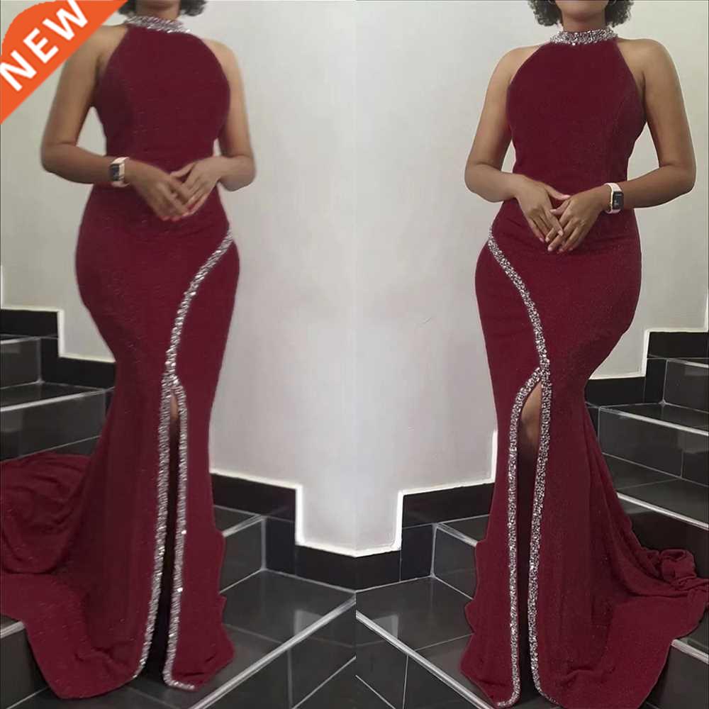 Vetement Femme 2022 Sleeveless Evening Dresses Ankara Slim K图片