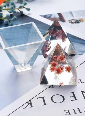 Transparent Pyramid Silicone Mould  Resin Decorative