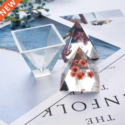 Transparent Pyramid Silicone Mould  Resin Decorative