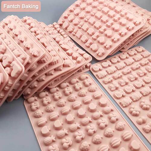 Kinds Sugarcraft Silicone Mold Dropper Grids Gummy Animal Fo