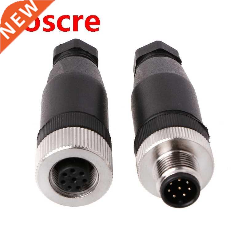 Dropship PG7 Sensor Connector IP67 4/5/8 Pin Male/Female Str