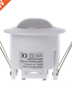 110-240V AC Adjustale 360Dgree Ceiling PIR Infrared ody Mo
