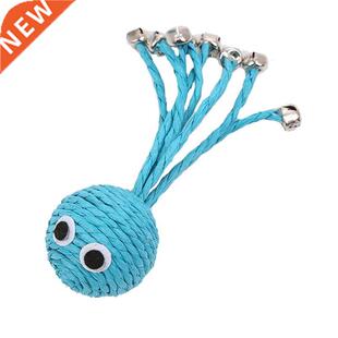 B0KB Cat Toys with Catnip Pet Woven Paper Rope Cute Cartoon