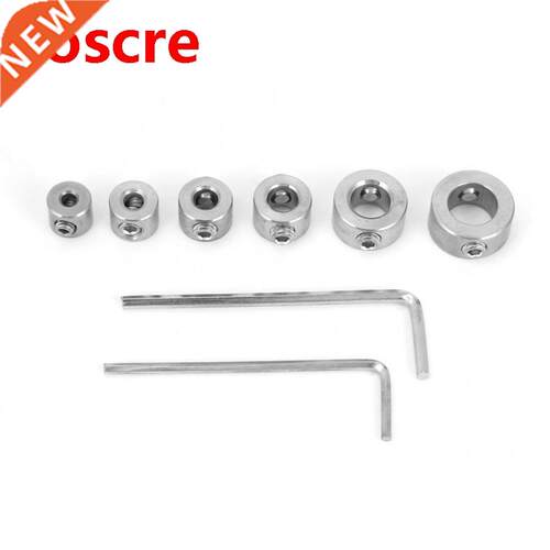 6pcs 3-10mm Drill Depth Stop Bit Collar Set Drilling Limit R