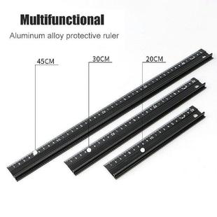 20CM 30CM 45CM Metal Ruler Laser Calibration Printing Scale