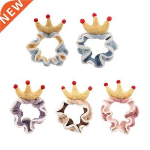 Crown Hair Band Plush Soft Skincare Headband Makeup Head Han