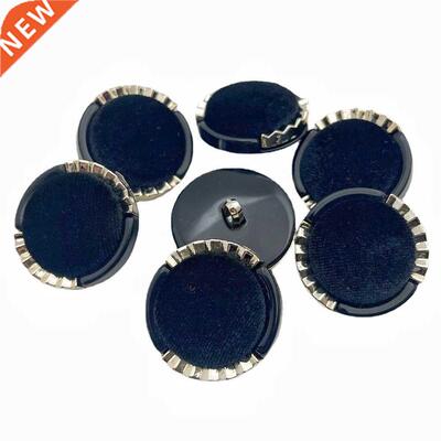 25mm Velvet Cloth Covered Button For Suit Coat Decorative