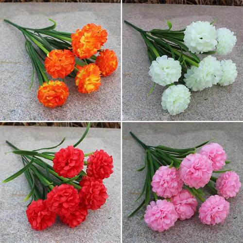 Cheap Multicolor Silk Hydrangea Artificial Flower White Wedd