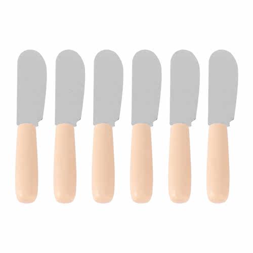6pcs Stainless Steel Plastic Handle Butter Silicone Kitchen