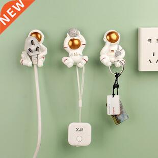 Creativity Cartoon Astronaut Shaped Plug Storage Rack Free