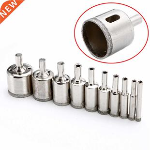 10pcs 6-32mm Holesaw Set Hole Saw Cutter Drill Bit for Tile